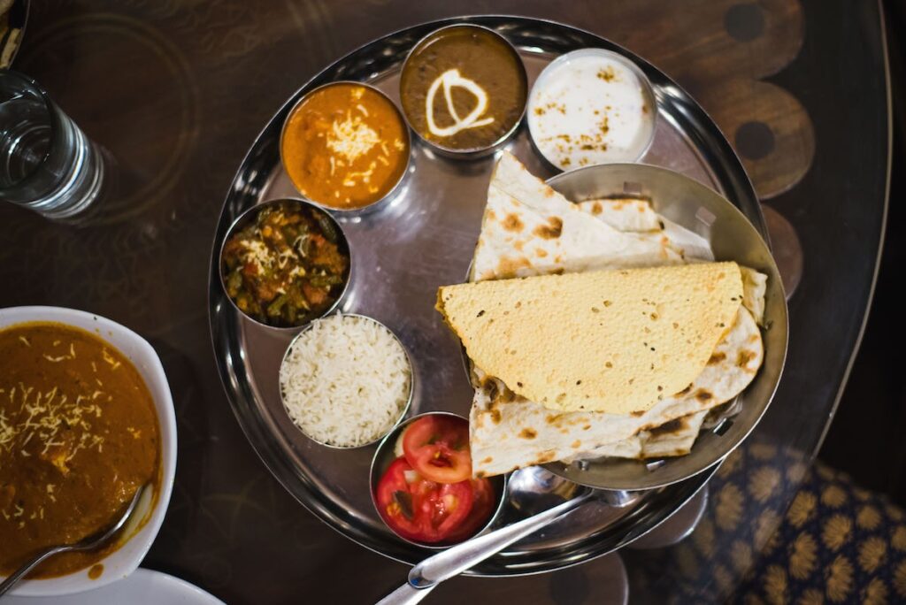 delicious food in trip to India