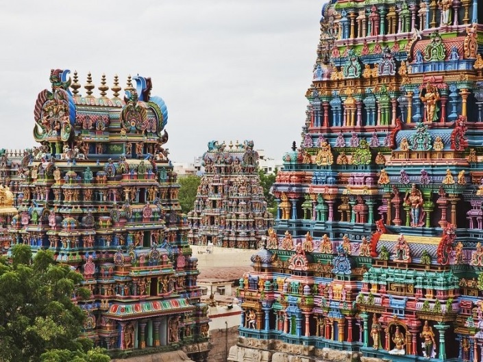 Madurai : Meenakshi temple