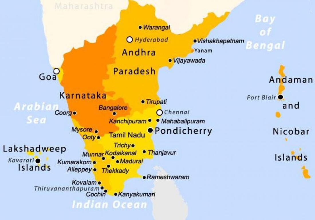 10 Best Places Visit to South India by delighted journey